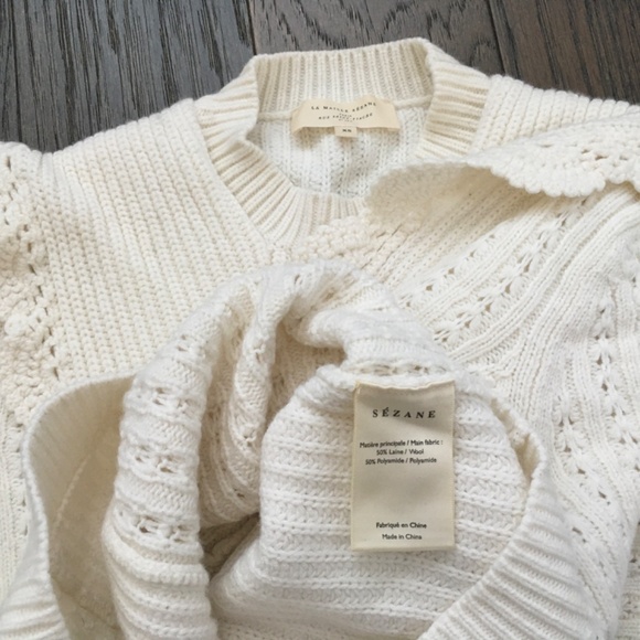 Sezane jumper sweater new XS - Picture 6 of 6